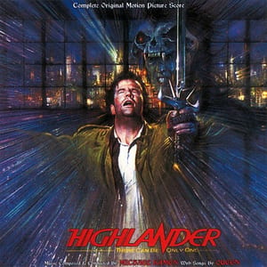 Highlander by Queen, album cover