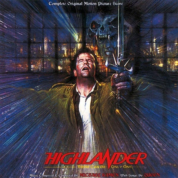 Highlander by Queen, album cover