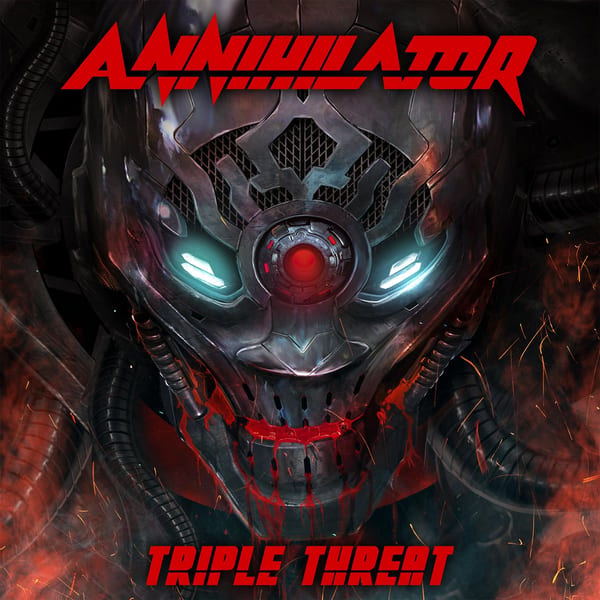 Triple Threat by Annihilator, album cover