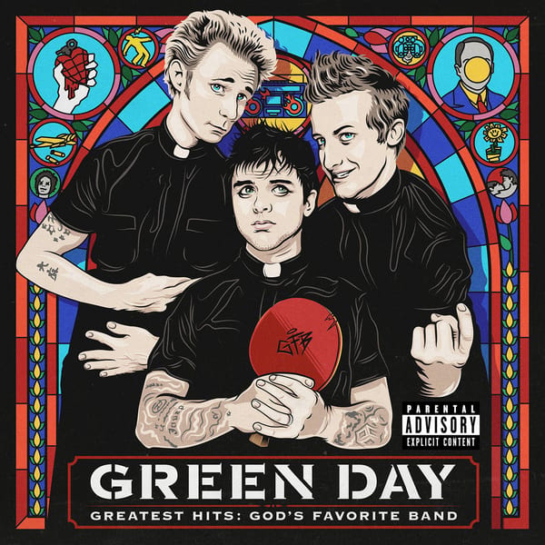 Greatest Hits: God’s Favorite Band by Green Day, album cover