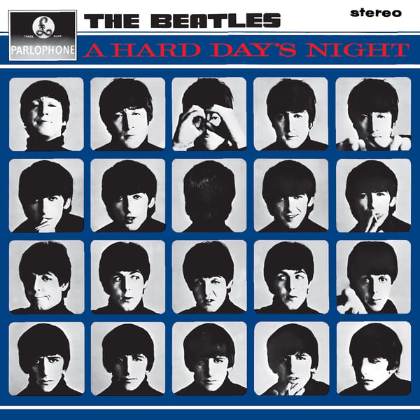 A Hard Day’s Night by The Beatles, album cover