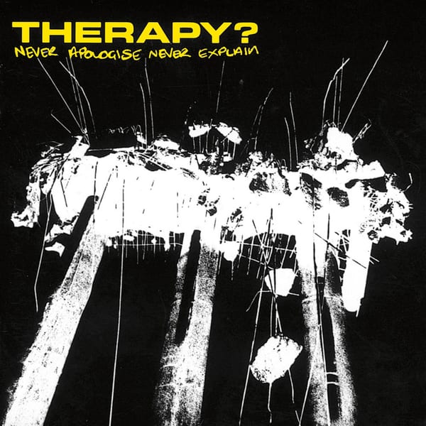 Never Apologise Never Explain by Therapy?, album cover