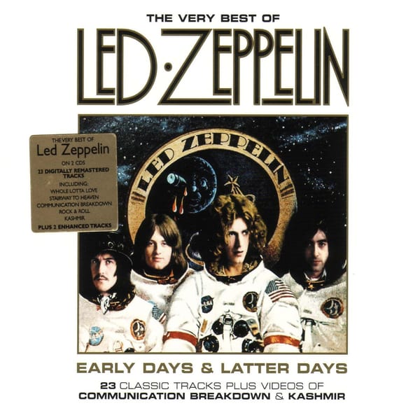 Early Days & Latter Days: The Best of Led Zeppelin, Volumes One and Two by Led Zeppelin, album cover