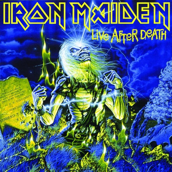 Live After Death by Iron Maiden, album cover