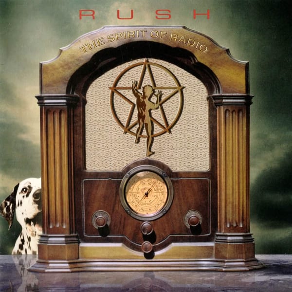 The Spirit of Radio: Greatest Hits 1974–1987 by Rush, album cover