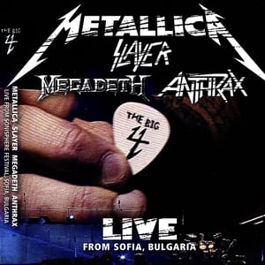 The Big 4: Live From Sofia, Bulgaria by Anthrax, album cover