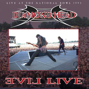 Evil Live by Diamond Head, album cover