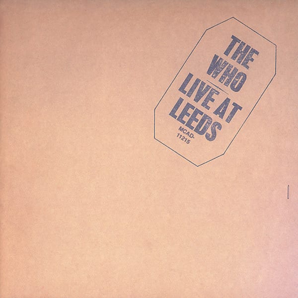 Live at Leeds by The Who, album cover