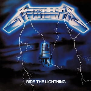 Ride the Lightning by Metallica, album cover