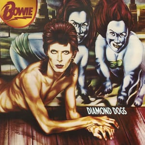 Diamond Dogs by David Bowie, album cover