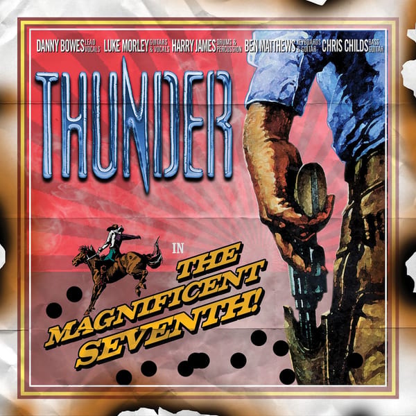 The Magnificent Seventh! by Thunder, album cover