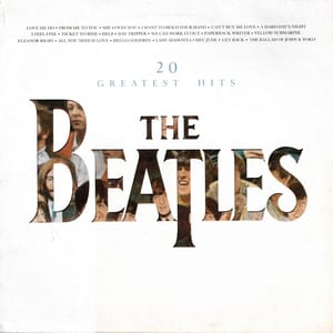 20 Greatest Hits by The Beatles, album cover