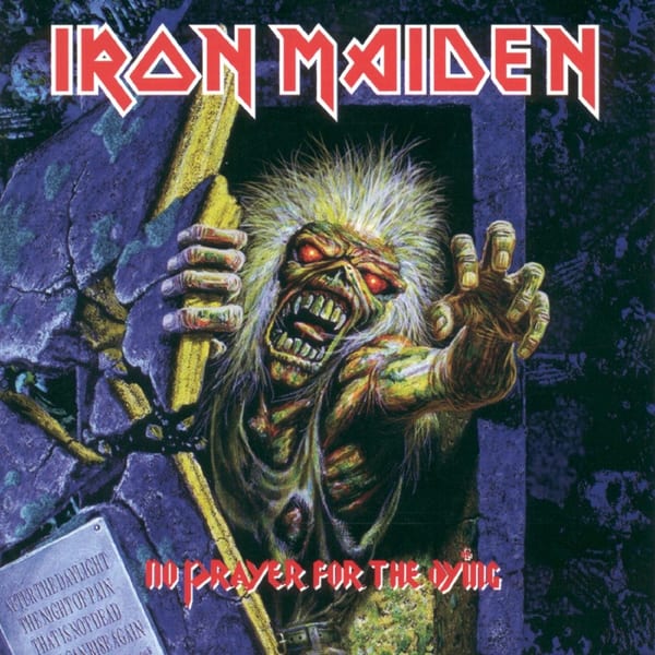 No Prayer for the Dying by Iron Maiden, album cover