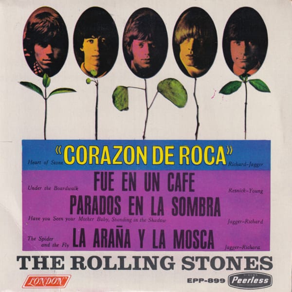 Corazón de roca by The Rolling Stones, album cover