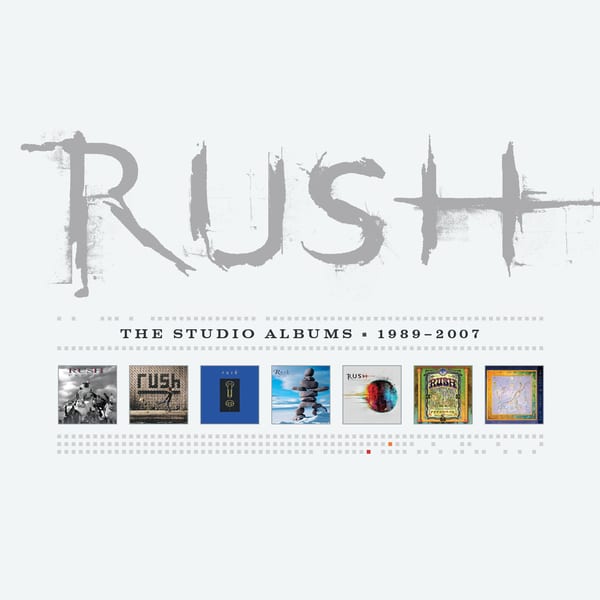 The Studio Albums 1989–2007 by Rush, album cover