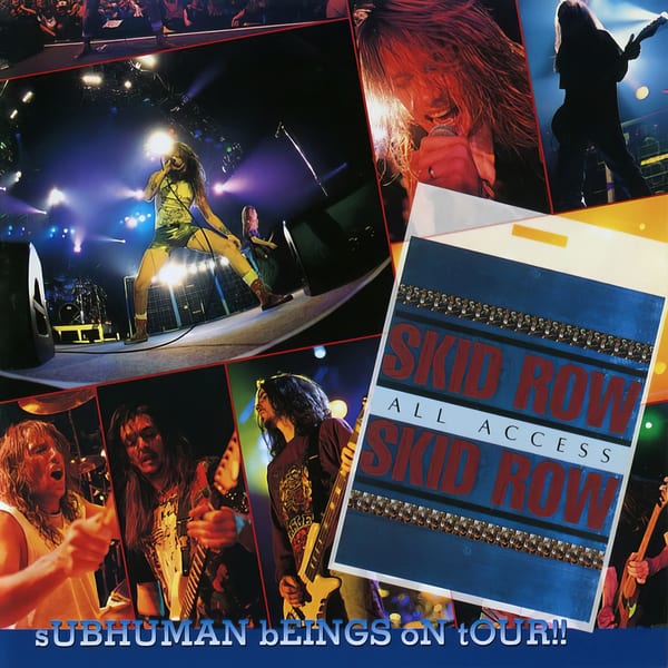 Subhuman Beings on Tour!! by Skid Row, album cover