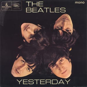 Yesterday by The Beatles, album cover