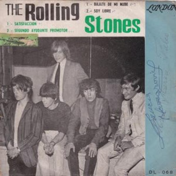 Satisfaction by The Rolling Stones, album cover