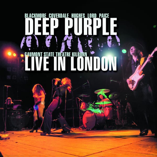 Live in London by Deep Purple, album cover