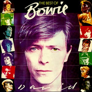 The Best of Bowie by David Bowie, album cover
