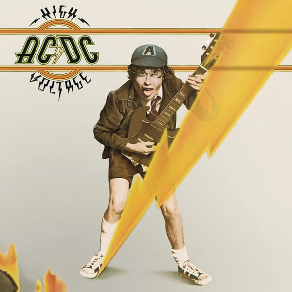 High Voltage by AC/DC, album cover