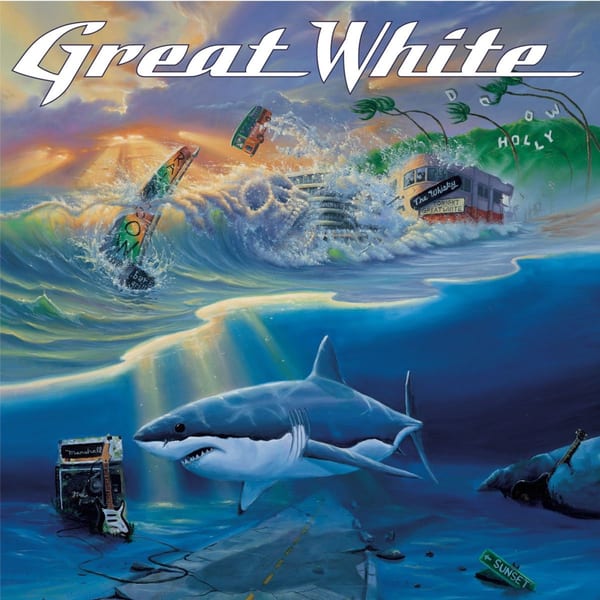 Can't Get There from Here by Great White, album cover