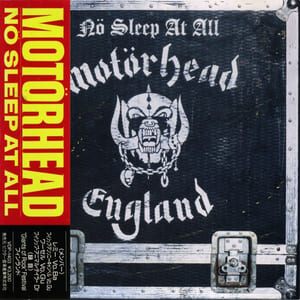 Nö Sleep at All by Motörhead, album cover