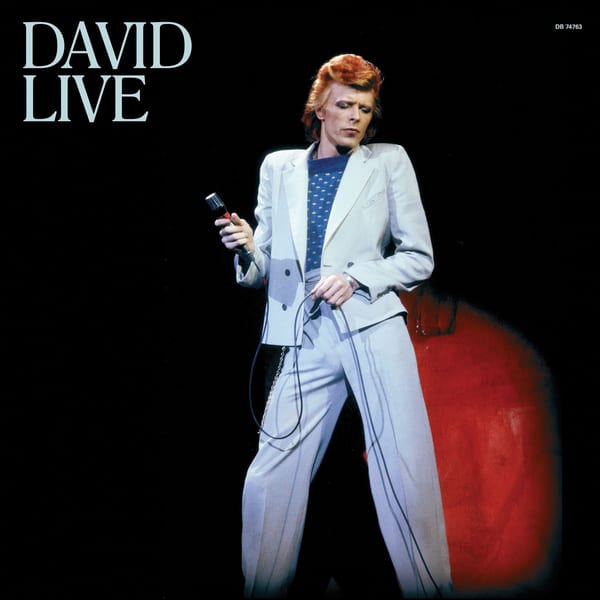 David Live by David Bowie, album cover