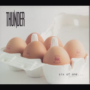 Six of One… by Thunder, album cover