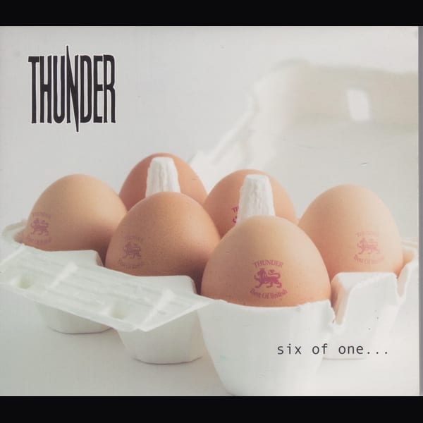 Six of One… by Thunder, album cover