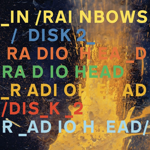 In Rainbows Disk 2 by Radiohead, album cover