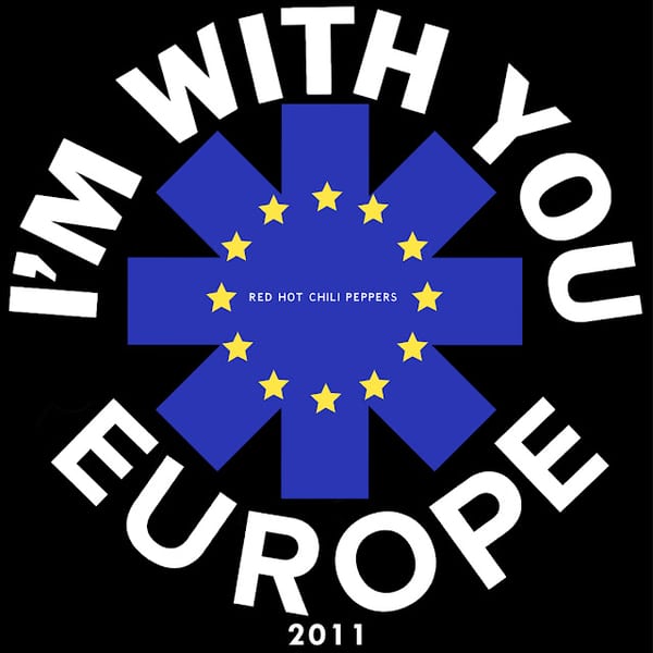 I’m With You Europe by Red Hot Chili Peppers, album cover