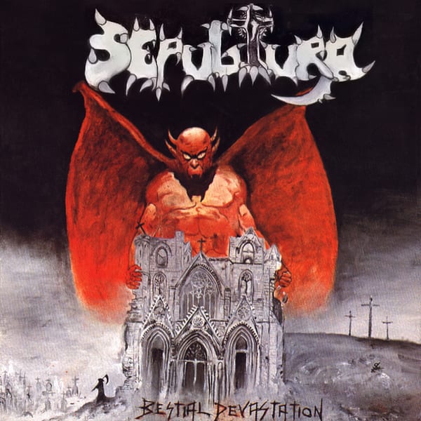 Bestial Devastation by Sepultura, album cover