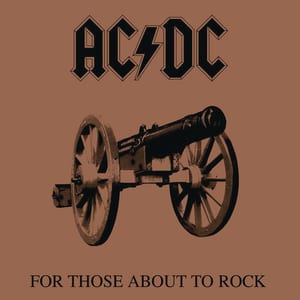 For Those About to Rock (We Salute You) by AC/DC, album cover