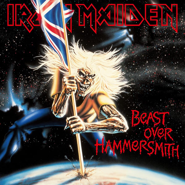 Beast Over Hammersmith by Iron Maiden, album cover