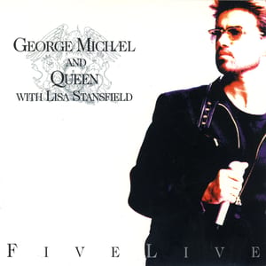 Five Live by Queen, album cover