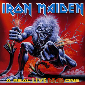 A Real Live Dead One by Iron Maiden, album cover