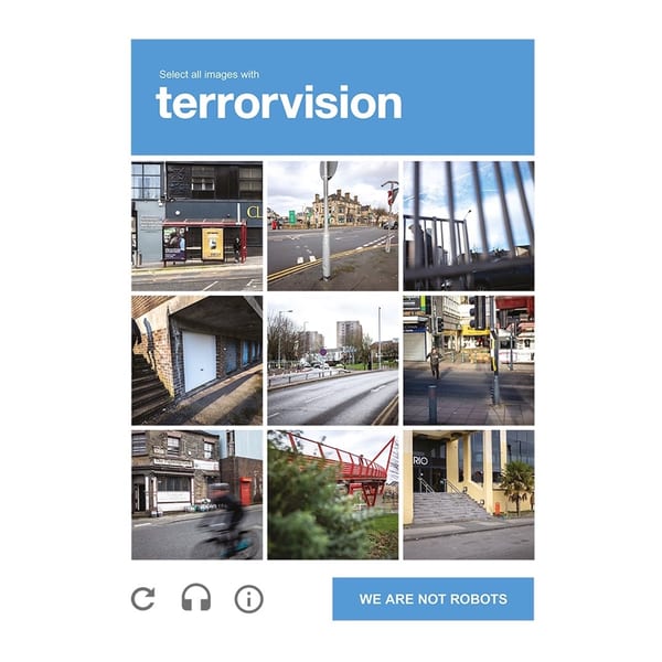 We Are Not Robots by Terrorvision, album cover
