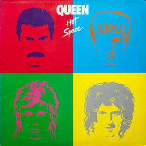 Hot Space by Queen, album cover
