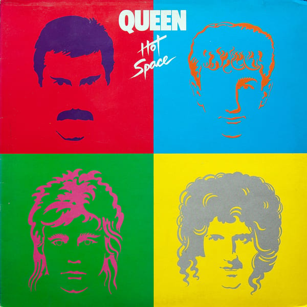 Hot Space by Queen, album cover