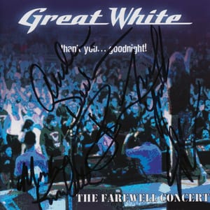 Thank You... Goodnight! by Great White, album cover