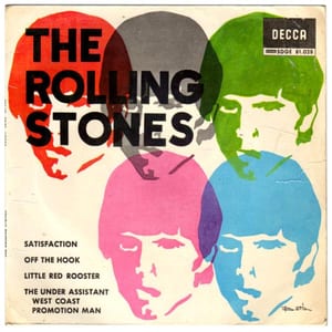 Satisfaction by The Rolling Stones, album cover