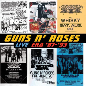 Live Era ’87–’93 by Guns N’ Roses, album cover