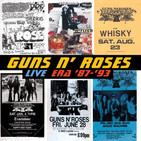 Live Era ’87–’93 by Guns N’ Roses, album cover