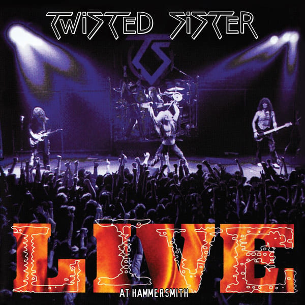 Live at Hammersmith by Twisted Sister, album cover