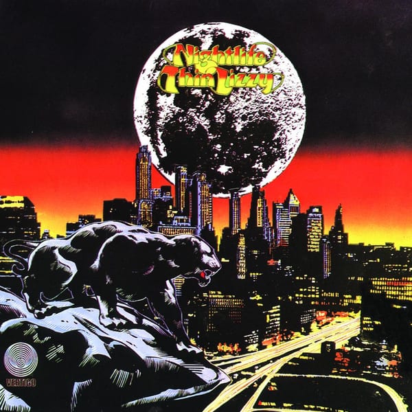 Nightlife by Thin Lizzy, album cover