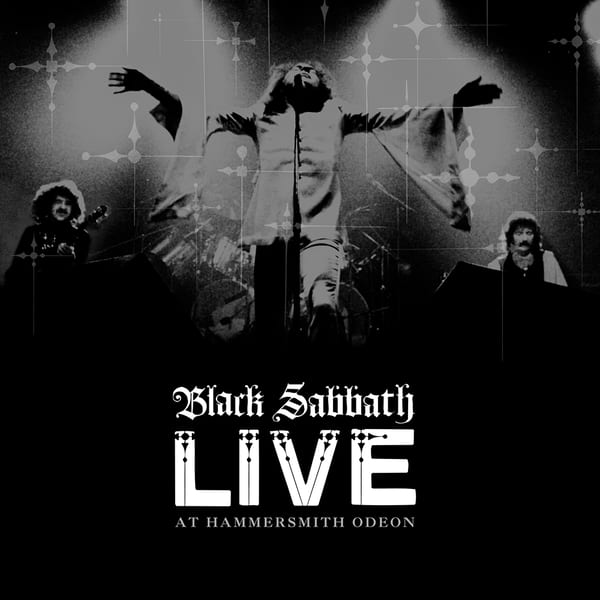 Live at Hammersmith Odeon by Black Sabbath, album cover