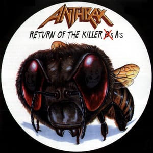 Return of the Killer A's by Anthrax, album cover