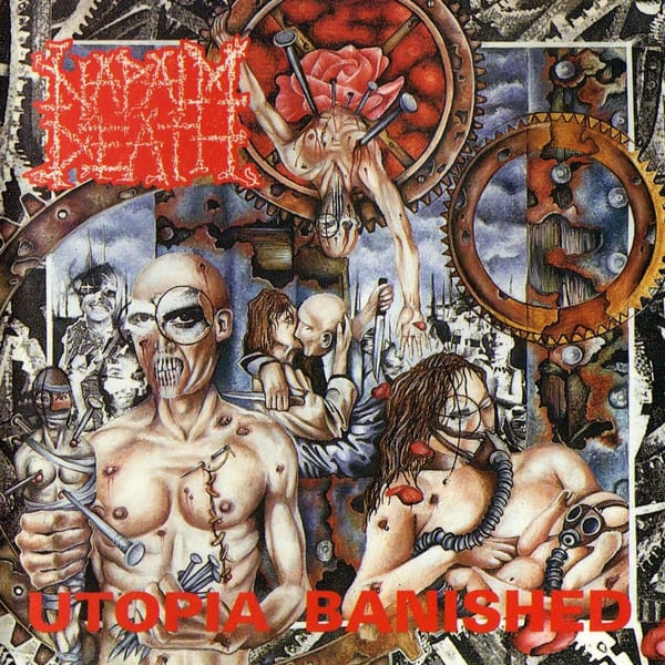 Utopia Banished by Napalm Death, album cover