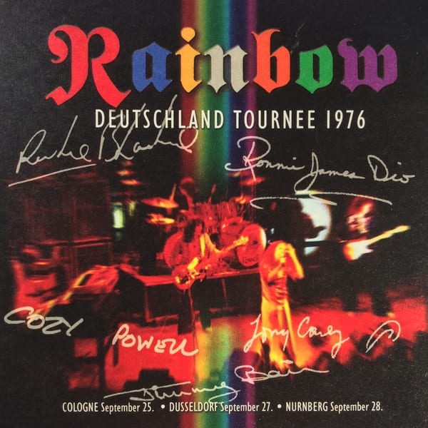 Deutschland Tournee 1976 by Rainbow, album cover